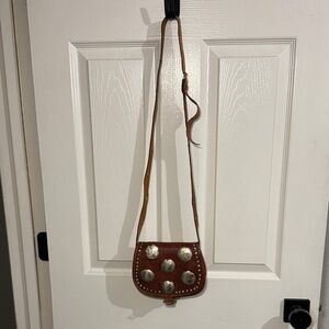 Western Leather Saddle Bag